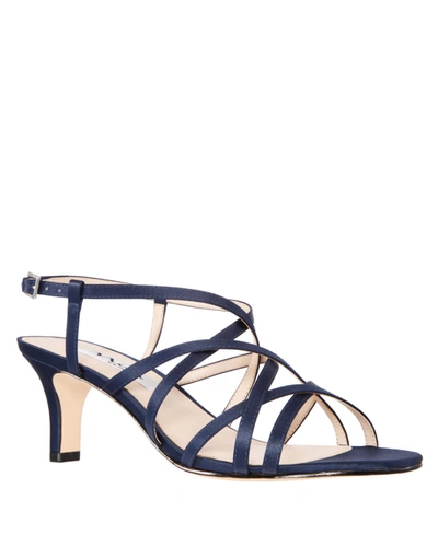 Shop Nina Women's Neptune Evening Sandals In Navy