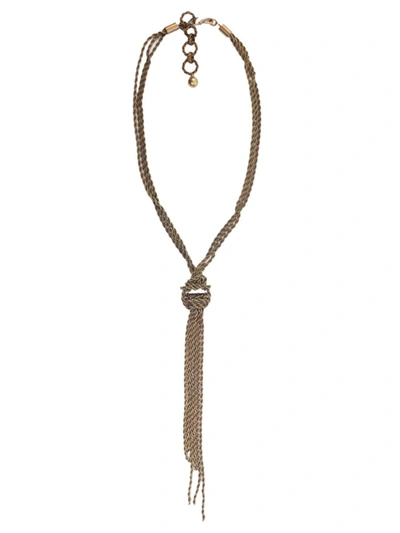 Shop Lanvin Women's  Gold Metal Necklace