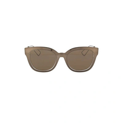 Shop Dior Women's  Brown Acetate Sunglasses