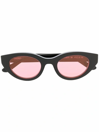 Shop Thierry Lasry Women's  Black Acetate Sunglasses