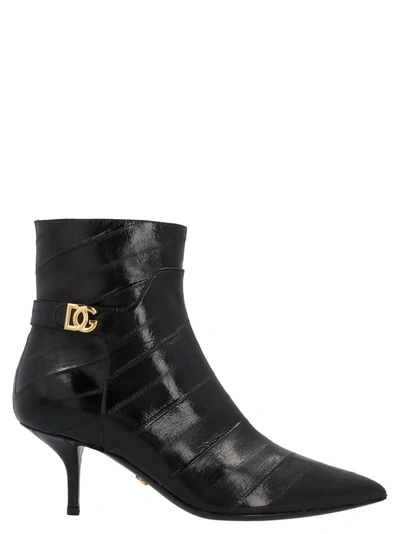 Shop Dolce E Gabbana Women's  Black Ankle Boots