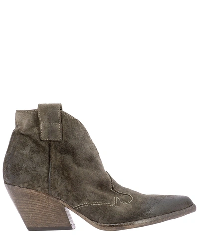 Shop Strategia Women's  Grey Suede Ankle Boots