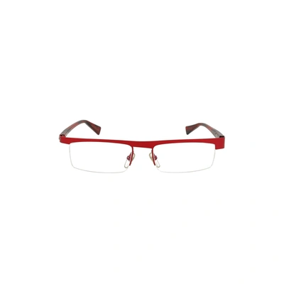 Shop Alain Mikli Men's  Red Metal Glasses