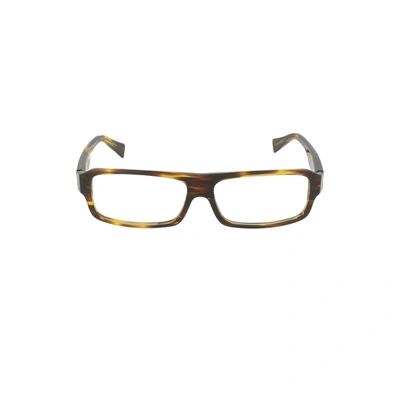 Shop Alain Mikli Men's  Brown Acetate Glasses