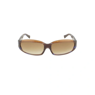 Shop Alain Mikli Women's  Brown Acetate Sunglasses