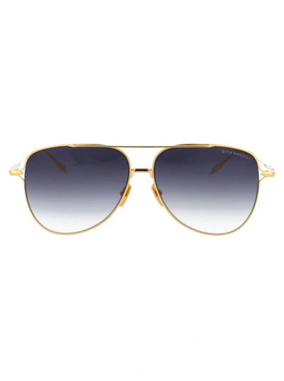 Shop Dita Men's  Gold Metal Sunglasses