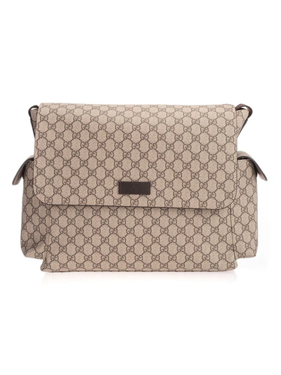 Shop Gucci Girls  Beige Polyurethane Travel Bag