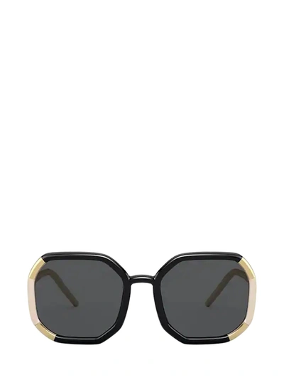 Shop Prada Women's  Black Acetate Sunglasses