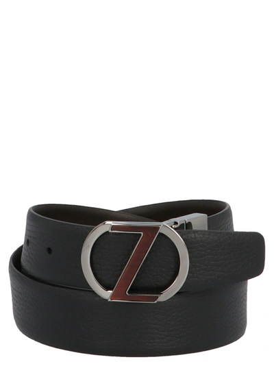 Shop Z Zegna Men's  White Belt