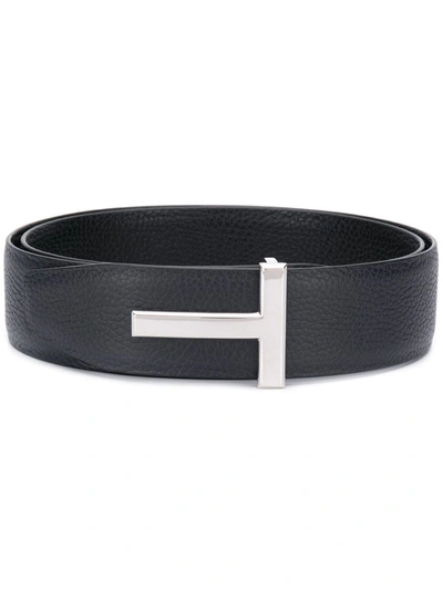 Shop Tom Ford Men's  Black Leather Belt