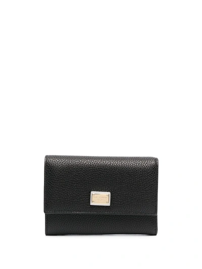 Shop Dolce E Gabbana Women's  Black Leather Wallet