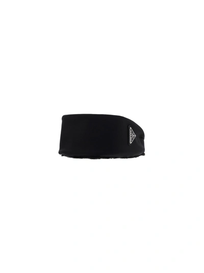Shop Prada Women's  Black Other Materials Hat