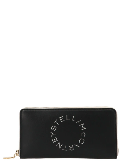 Shop Stella Mccartney Women's  Black Polyester Wallet
