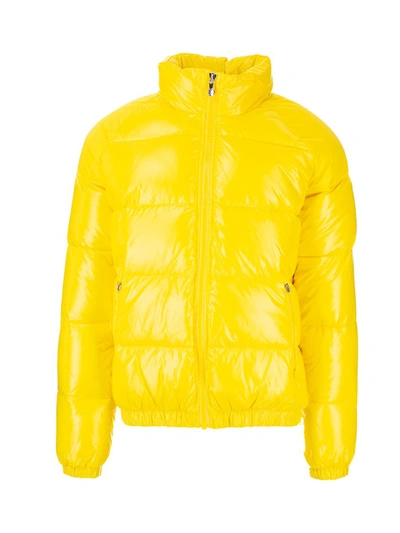 Shop Pyrenex Men's  Yellow Polyamide Down Jacket