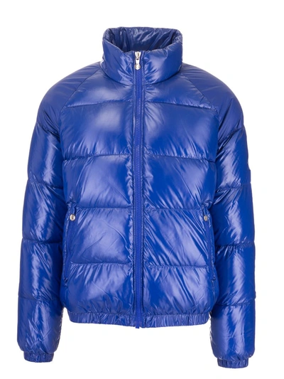 Shop Pyrenex Men's  Blue Polyamide Down Jacket