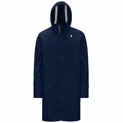 Shop K-way K Way Men's  Blue Polyester Outerwear Jacket