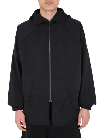 Shop Moschino Men's  Black Polyamide Outerwear Jacket