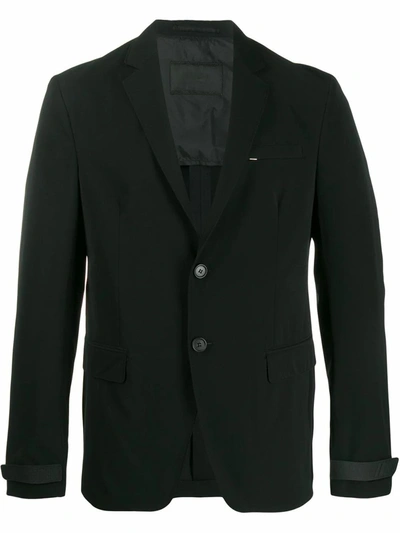 Shop Prada Men's  Black Polyester Blazer