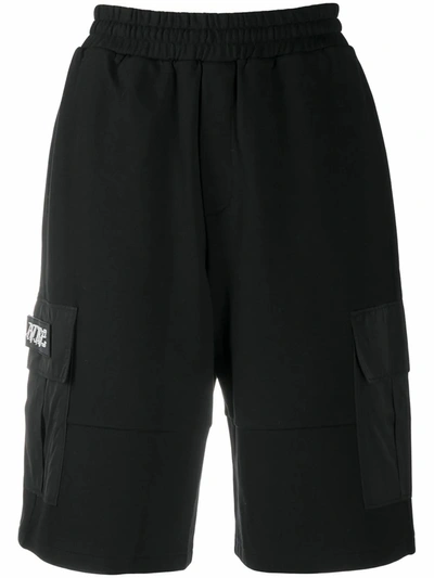 Shop Mcq By Alexander Mcqueen Men's  Black Cotton Shorts