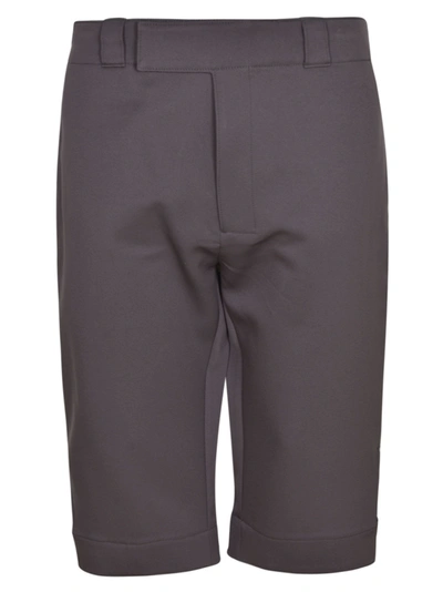 Shop Prada Men's  Grey Cotton Shorts