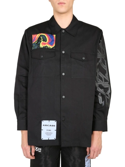 Shop Mcq By Alexander Mcqueen Men's  Black Other Materials Shirt