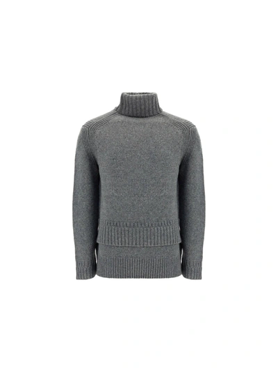 Shop Juun.j Men's  Grey Other Materials Sweater