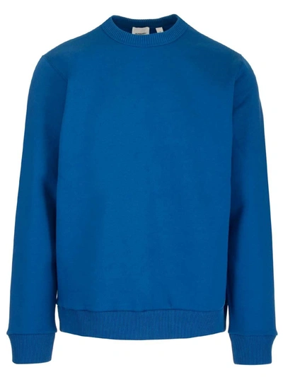 Shop Burberry Men's  Blue Other Materials Sweatshirt