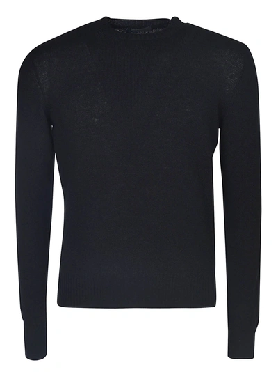 Shop Prada Men's  Black Wool Sweater