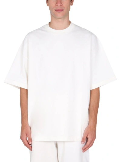 Jil Sander Men's White Other Materials T Shirt | ModeSens