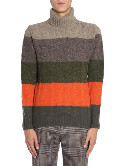 Shop Etro Men's  Multicolor Wool Sweater