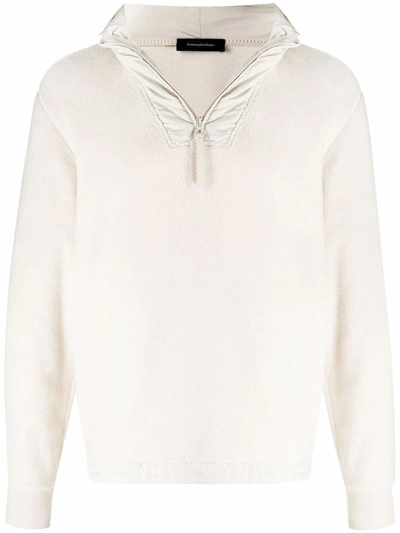 Shop Ermenegildo Zegna Men's  Beige Cotton Sweater