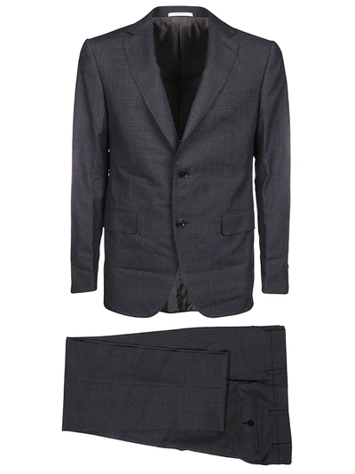 Shop Pal Zileri Men's  Grey Wool Suit