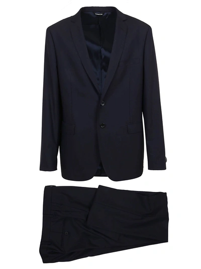 Shop Tonello Men's  Blue Wool Suit