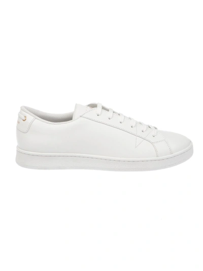 Shop Car Shoe Men's  White Leather Sneakers