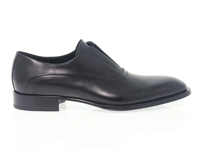 Shop Cesare Paciotti Men's  Black Leather Loafers