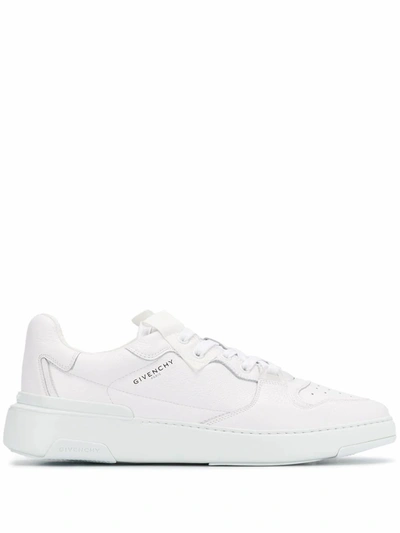 Shop Givenchy Men's  White Leather Sneakers