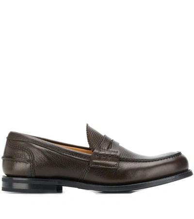 Shop Church's Men's  Brown Leather Loafers