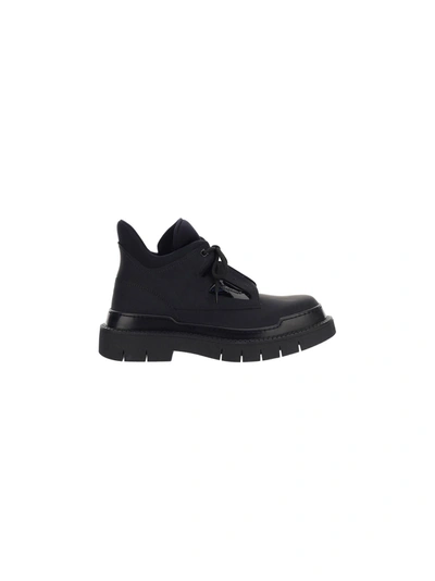 Shop Ferragamo Men's  Black Other Materials Sneakers