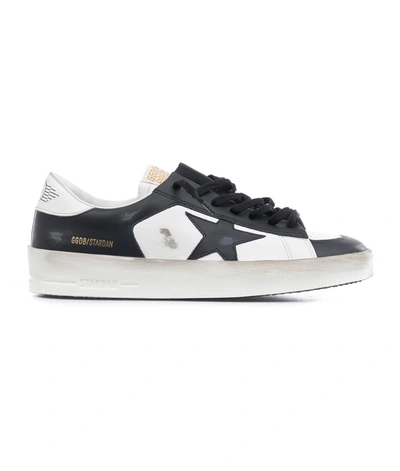 Shop Golden Goose Men's  White Other Materials Sneakers