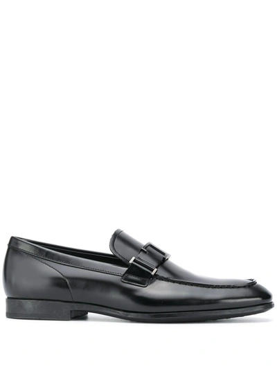 Shop Tod's Men's  Black Leather Loafers