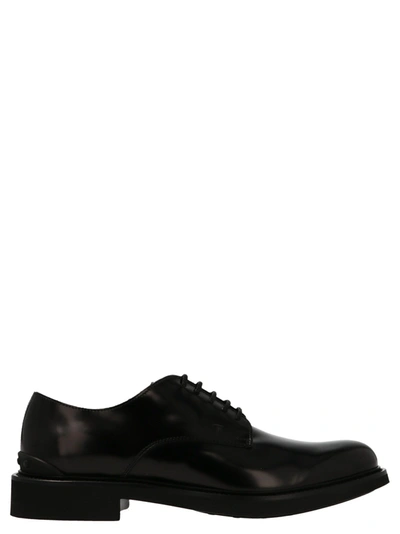 Shop Tod's Men's  Black Other Materials Lace Up Shoes