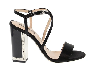 Shop Cesare Paciotti Women's  Black Leather Sandals