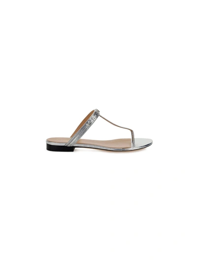 Shop Givenchy Women's  Silver Other Materials Sandals