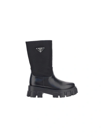 Shop Prada Women's  Black Other Materials Boots