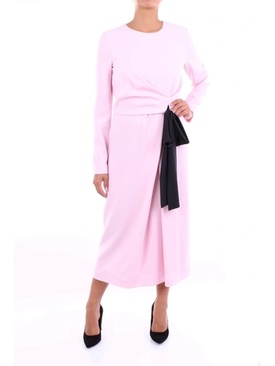 Shop Albino Teodoro Women's  Pink Acetate Dress