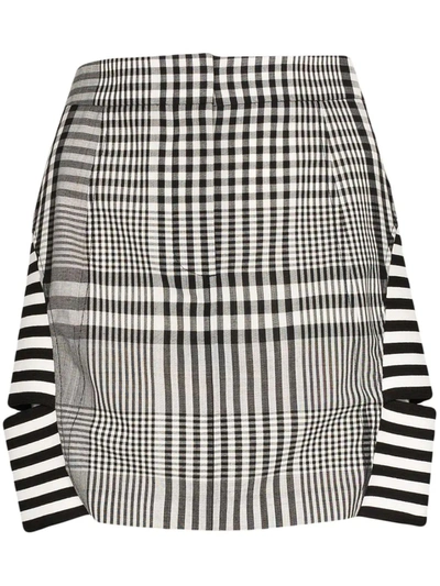 Shop Burberry Women's  Grey Polyester Skirt