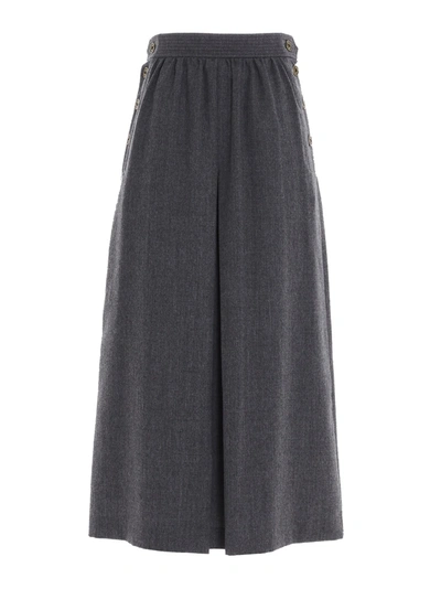 Shop Fendi Women's  Grey Skirt