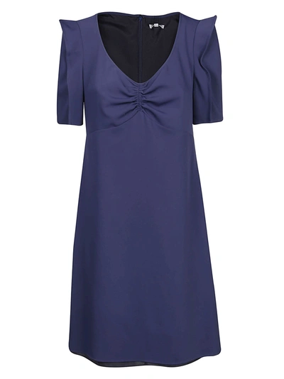 Shop Kenzo Women's  Blue Polyester Dress