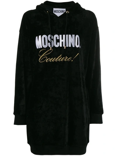 Shop Moschino Women's  Black Viscose Dress