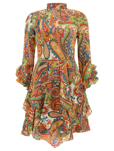 Shop Etro Women's  Multicolor Silk Dress